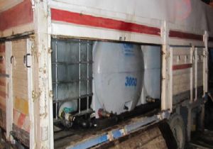 7 bin litre kaçak mazot yakalandı